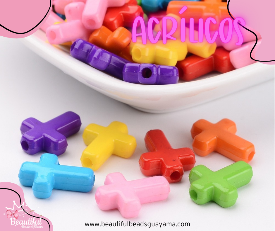 Cruces Colores 16mm 30pc