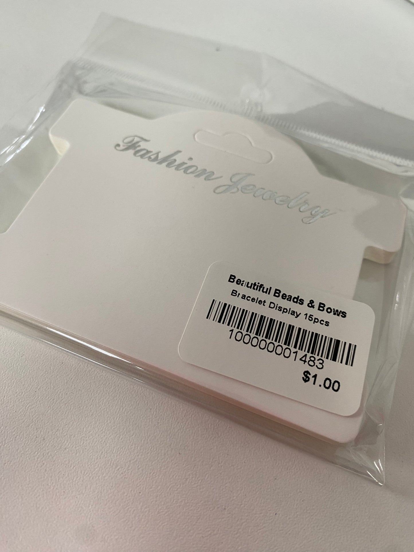 Bracelet Card Display