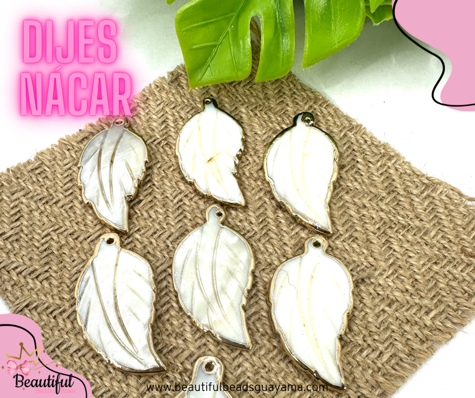 Leaf Shell Pendant 1pc