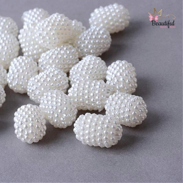 Acrylic Berry Pearl 10pc