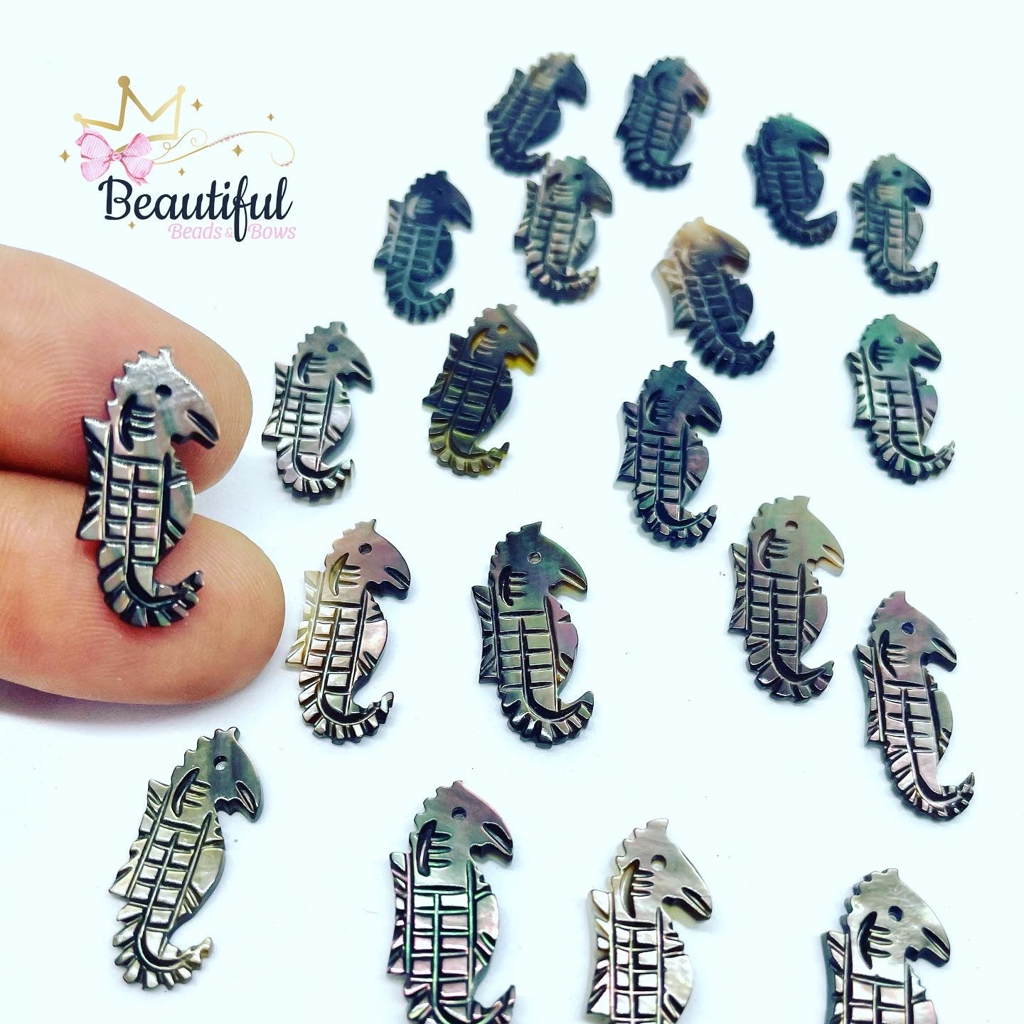 Seahorse nàcar beads