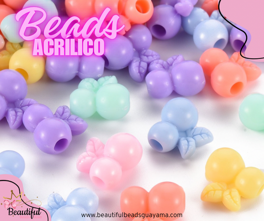 Acrylic Cherry Beads 20pc