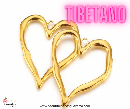 Tibetan Big Heart 1pc