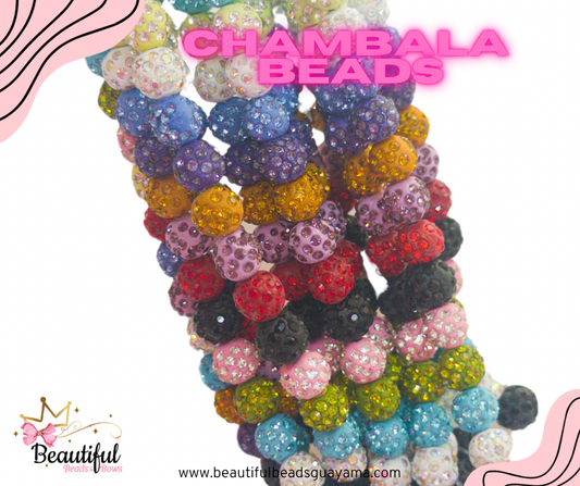 Chambala Beads 10mm Strand 15pc