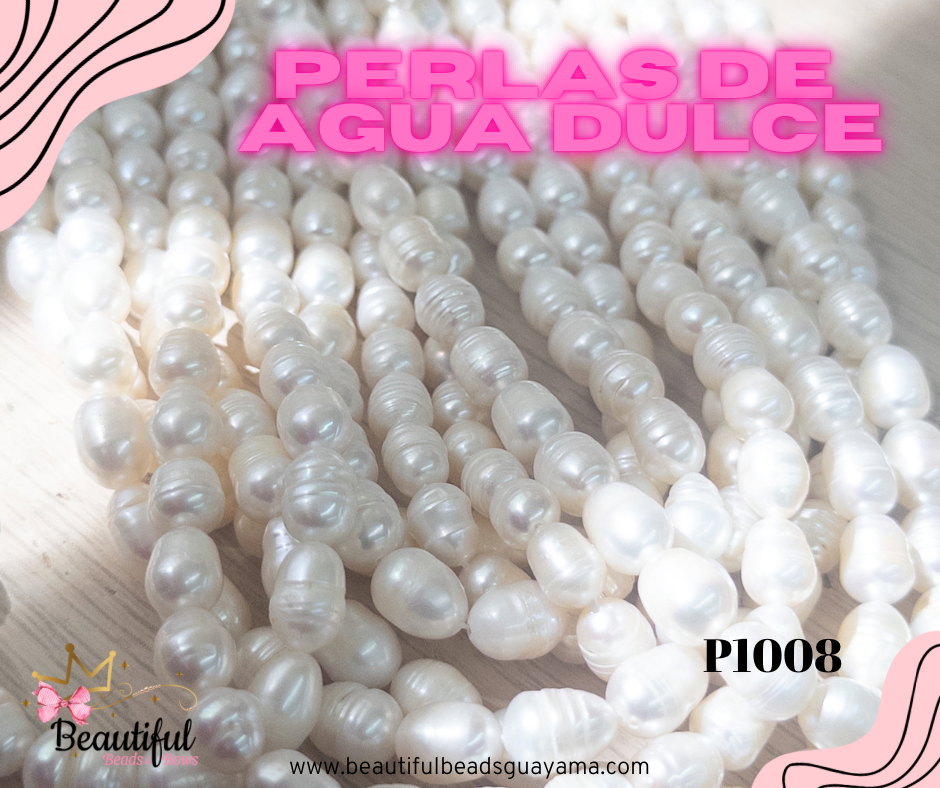 Rice Cult Pearls 7mm Strand