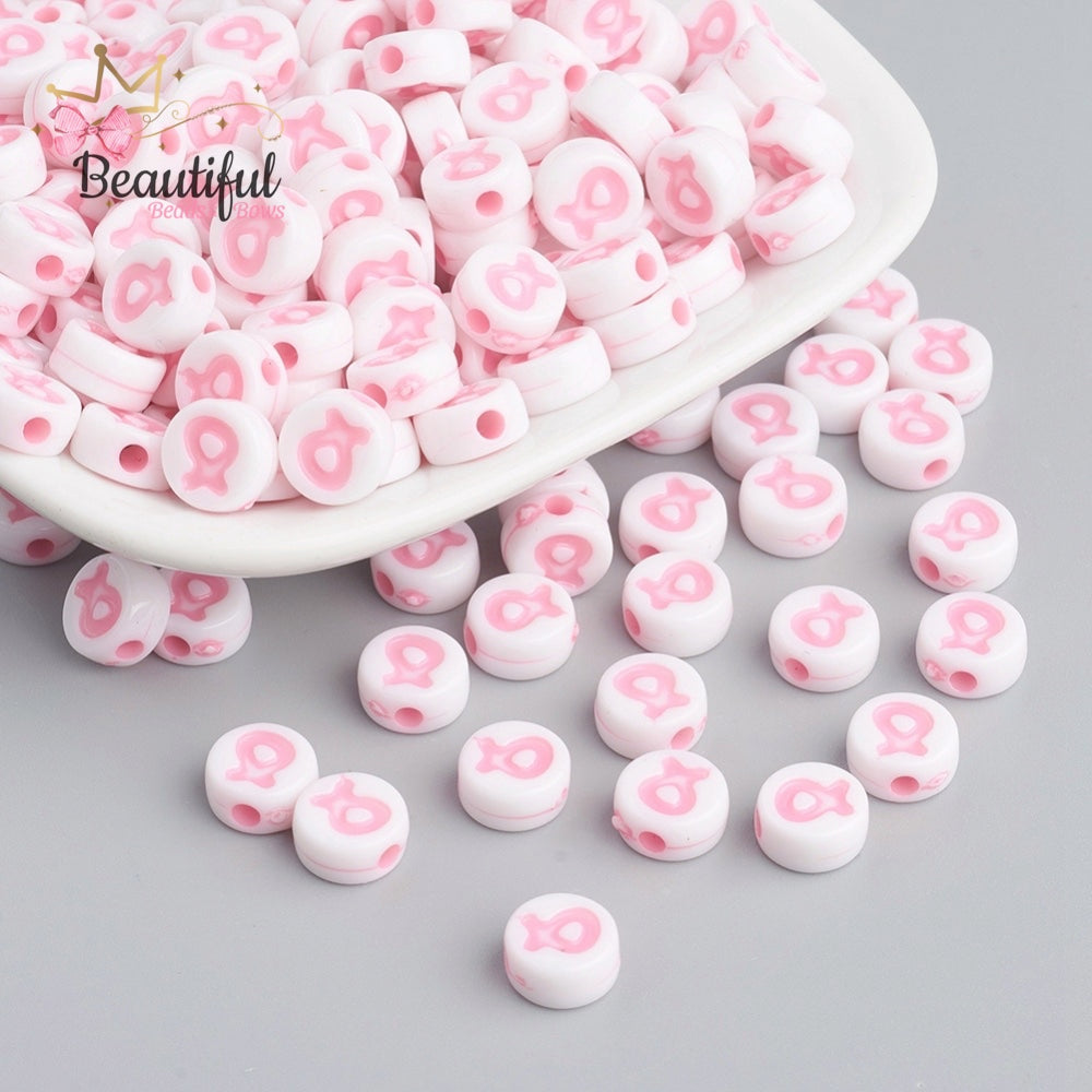 Beads Breast Cancer Ribbon