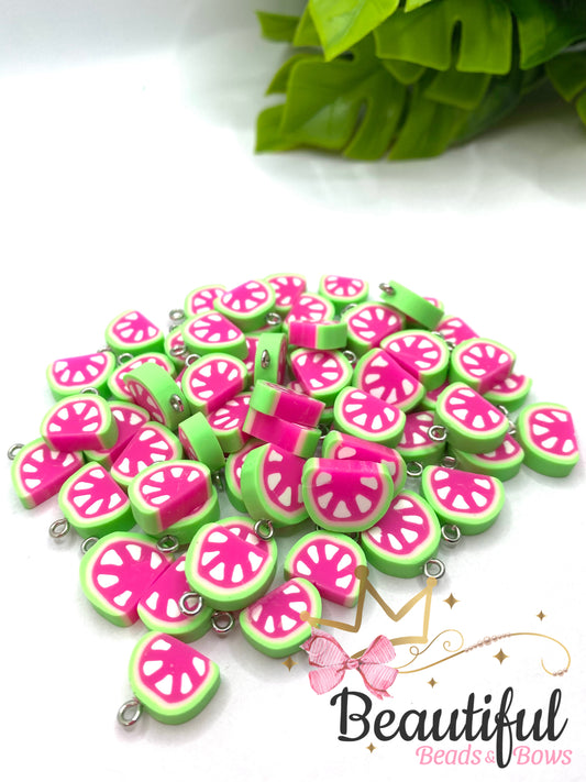 Clay Fruit Charm 7pcs