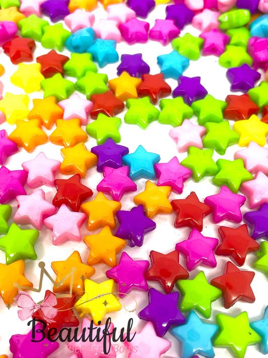 Acrylic Star Beads