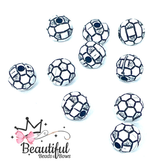 Soccer Beads 12pc