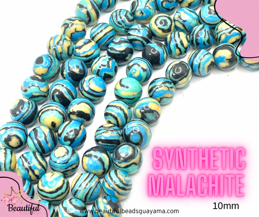 Synthetic Malachite 10mm