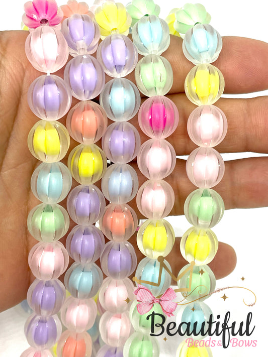 Acrylic Frosted Beads