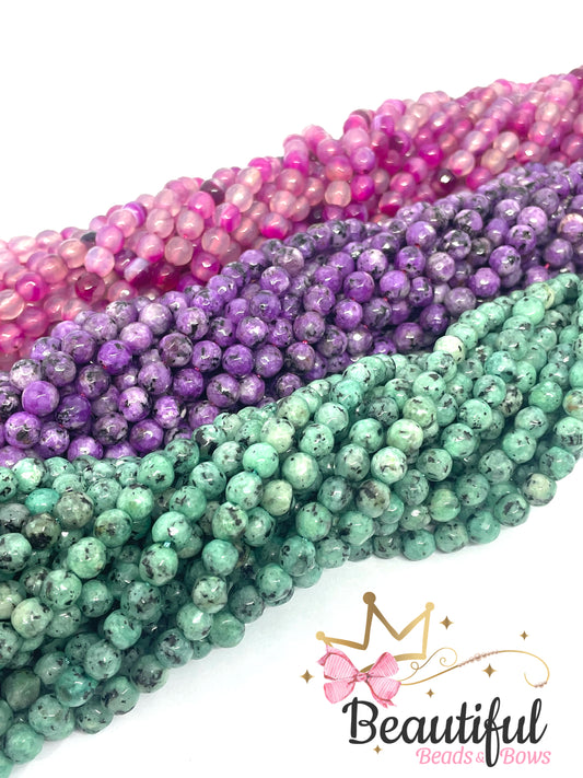 Agata Beads Strand