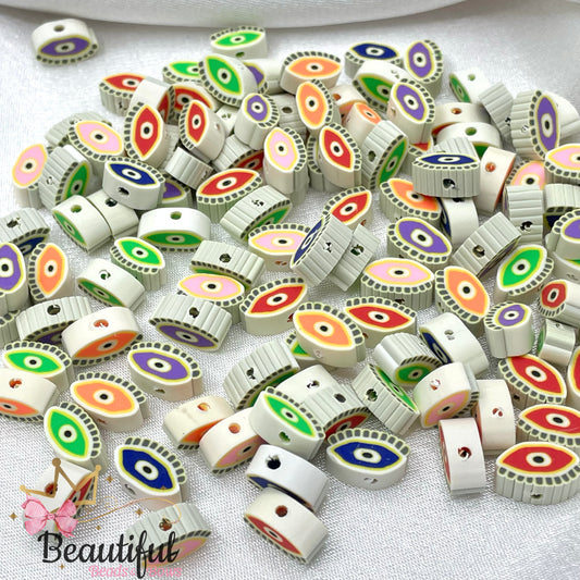 Clay Beads Eye 20pc